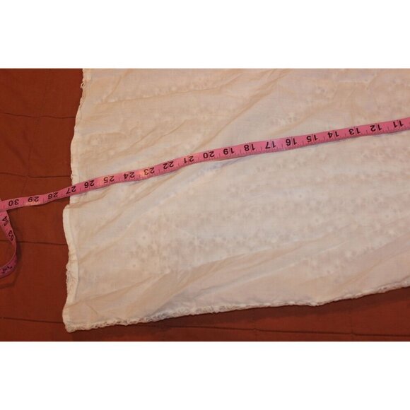 Maette Bohemian Ivory Crochet Lace Bell Sleeve Blouse 2X Womens Top - Picture 7 of 7